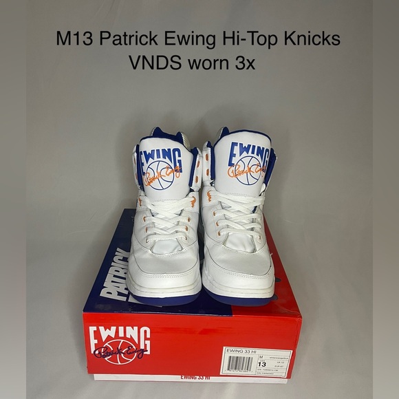 13 Patrick Ewing 33 HITOP Knicks - Picture 1 of 5